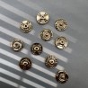 Кнопки пришивные, золотистый металл, 18 мм