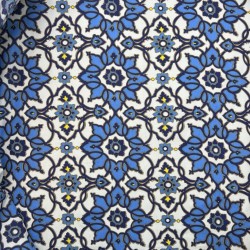 Ткань хлопок с ярким геометрическим принтом