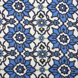 Ткань хлопок с ярким геометрическим принтом