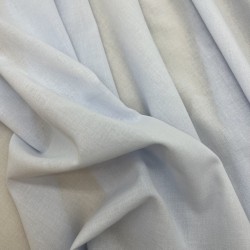 Ткань хлопок вуаль полупрозрачный бледно-голубой