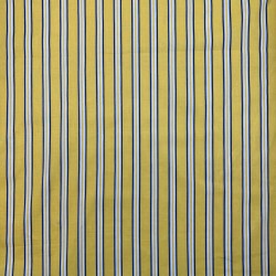 Ткань хлопок с принтом полоска, желтый