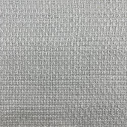 Твид однотонный классический неотбеленный белый с блестящей нитью в тон