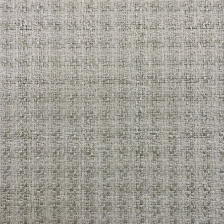 Твид молочный с матовой золотистой нитью