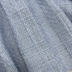 Твид однотонный классический нежно-голубой с блестящей нитью в тон