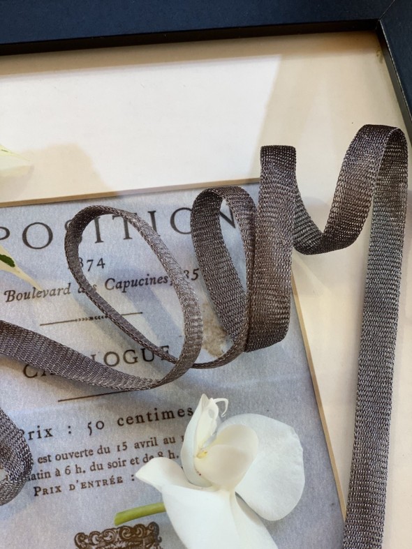 Тесьма кругловязаная трикотажная с матовым блеском