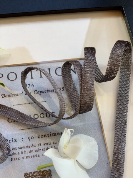 Тесьма кругловязаная трикотажная с матовым блеском