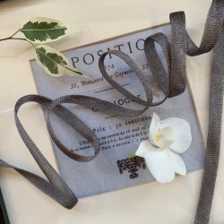 Тесьма кругловязаная трикотажная с матовым блеском