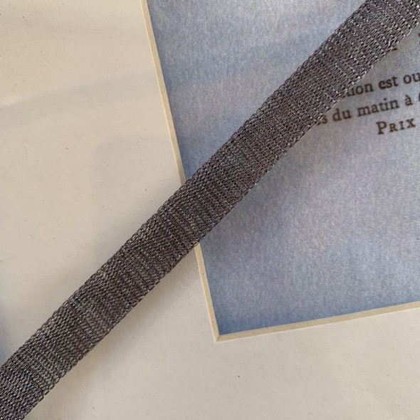 Тесьма кругловязаная трикотажная с матовым блеском