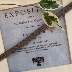 Тесьма кругловязаная трикотажная с матовым блеском