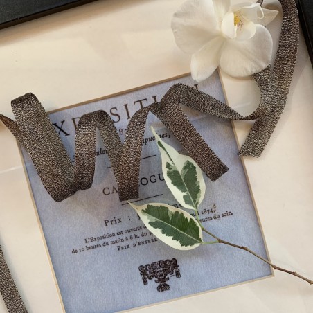 Тесьма кругловязаная трикотажная с матовым блеском