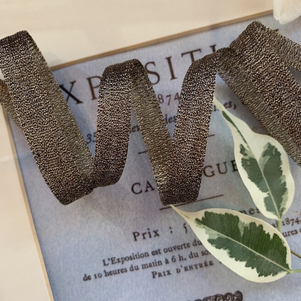 Тесьма кругловязаная трикотажная с матовым блеском