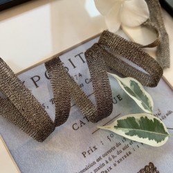 Тесьма кругловязаная трикотажная с матовым блеском