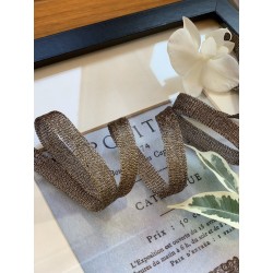 Тесьма кругловязаная трикотажная с матовым блеском