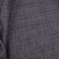 Твид однотонный классический фиолетовый с блестящей нитью в тон