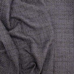 Твид однотонный классический фиолетовый с блестящей нитью в тон