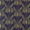 Жаккард темно синий с зелеными  репками