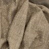 Твид бежевый однотонный с блестящей нитью в тон и пайетками