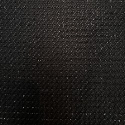 Твид однотонный классический чёрный с блестящей нитью в тон