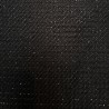 Твид однотонный классический чёрный с блестящей нитью в тон