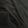 Твид однотонный классический чёрный с блестящей нитью в тон