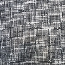 Твид меланжевый в серых тонах с молочными нитями и золотистым люрексом