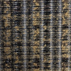 Твид меланжевый в коричнево-горчичных тонах с объёмными нитями